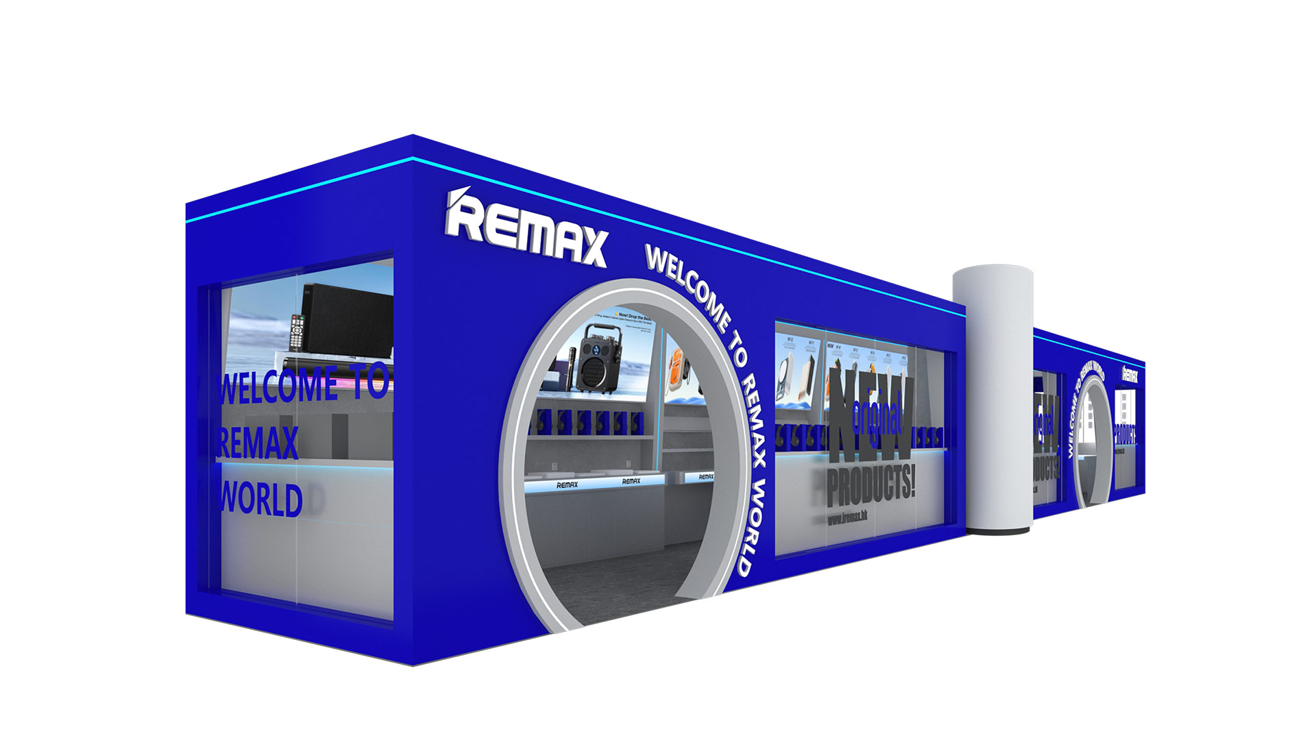 【香港电子展】REMAX睿禾展位设计、展位搭建