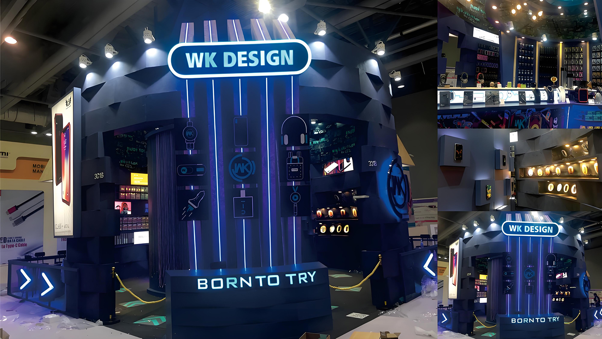 【香港电子展】WK展位设计、展位搭建